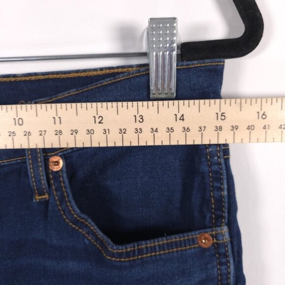 NWT RE/DONE Women’s 90s HIGH RISE LOOSE Deep Faded Blue Button Fly Jeans Size 27 - Picture 6 of 12